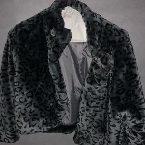 Formal Faux Mink Shrug